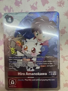 Hiro Amanokawa BT21-080 SR NM World Convergence Digimon TCG Alt Alternate - Bild 1 von 1