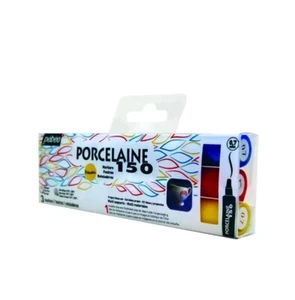 Marcador de pintura cerámica Pebeo Porcelaine 150 detalle fino conjunto primario de 3 bolígrafos - Imagen 1 de 2