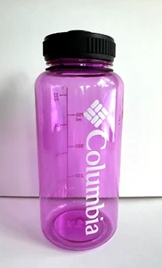 Columbia Outdoor Wide Mouth Sport Water Bottle With Scale BPA Free - Purple - Picture 1 of 5