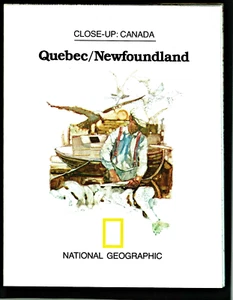 ⫸ 1980-5 May Close-Up QUEBEC & NEWFOUNDLAND Canada National Geographic Map - A3  - Picture 1 of 4