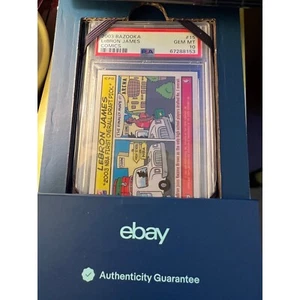 2003 Topps Bazooka Comics #15 LeBron James RC PSA 10 GEM eBay authentifiziert - Bild 1 von 3