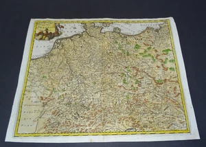 Antica mappa della Germania di Philipp Cluver 1697 - Foto 1 di 4
