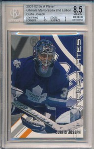 2001-02 BAP Ultimate Memorabilia NAMEPLATES # CURTIS JOSEPH - 01/50!!!