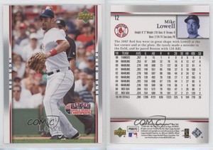 2007 Upper Deck World Series Champions Boston Red Sox Mike Lowell #12