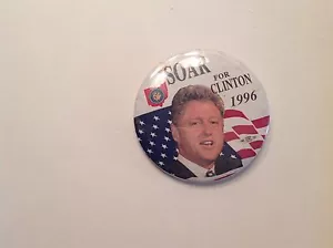 SOAR For Clinton 1996 Pinback button Ohio - VERY RARE!! - Picture 1 of 3