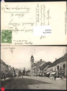 102438,Leibnitz Hauptplatz m. Geschäften 1910 - Picture 1 of 1