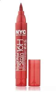NYC Smooch Proof 16HR Lipstain Lipstick 497 Rock On Ruby *SEALED - DISCONTINUED* - Picture 1 of 2
