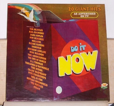 Do It Now 20 Giant Hits - 1970 Ronco Vinyl LP Record Album - Excellent - Image 1 of 3