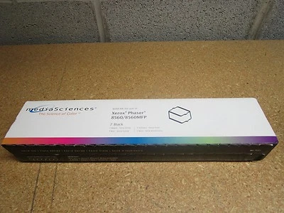 Media Sciences MS856K7 para Xerox 108R00727 preto ColorStix Phaser 8560mfp pacote 7 - Imagem 1 de 4