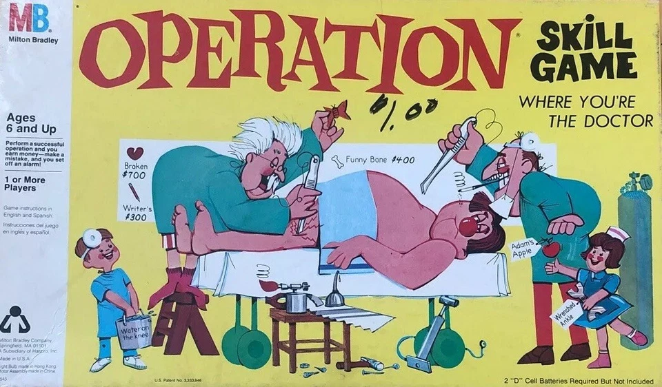 Vintage 1965 Operation Smoking Doctor Complete - Image 1 of 4