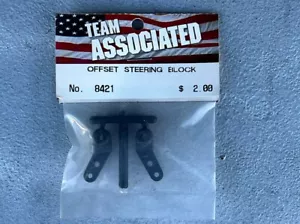 Team Associated RC10L3 RC10L4 1:10 Offset Steering Block #8421 BRAND NEW BLACK - Picture 1 of 4