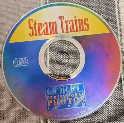 Steam Trains Corel Professional Photos PC CD-ROM (Disc Only) Sampler - Image 1 of 2