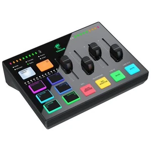 Gaming Audio Mixer RGB Audio Interface avec Canal XLR et 635 mm pour Gaming S... - Photo 1/8