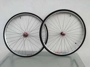 Ruote WR Compositi Mozzi Carbonio corpetto campagnolo 9 Velocità Superleggere - Picture 1 of 13
