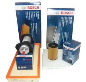Audi Q7 3.0 TDI Service Kit Oil Air Fuel Cabin Filter 2010 On BOSCH 204 245 BHP - Picture 1 of 7