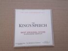 THE KING'S SPEECH ALEXANDRE DESPLAT CD FYC BEST ORIGINAL SCORE 2010 PROMO