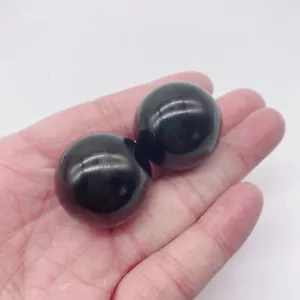 30mm Natural obsidian sphere Reiki Gemstone Crystal Quartz Healing Decorate 10pc - Picture 1 of 6