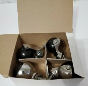 Master Modell 3A816A Master 4er Set drehbare SuperBall Rollenrollen Hergestellt in den USA - Bild 1 von 6