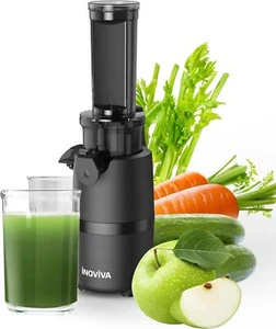 Cold Press Juicer, Masticating Juicer Machines Compact, Slow Juicer with 70 RPM - Picture 1 of 8