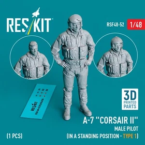 Kit modelo figuras A-7 Corsair II piloto masculino escala 1:48 ResKit RSF48-0052 - Imagen 1 de 1