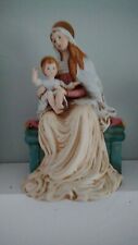 Vintage Rare and HTF Schmid Mother and Child Musical Figurine Statue  1988