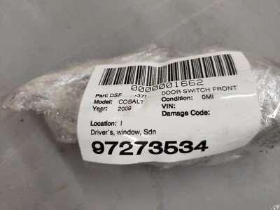 Window Switch For Chevrolet Cobalt 2005-2010 Front Driver Left Side 2.0L 2.2L - Изображение 1 из 4