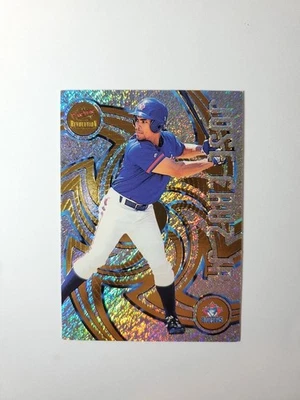 1998 Pacific Revolution Jose Cruz Jr #149 Silver Sparkle Foil Cleveland NM - Image 1 of 2