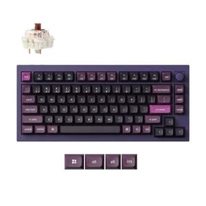 Keychron Q1 Max Clavier mécanique sans fil, QWERTY US, Q1M-V3, Brown - Photo 1/6