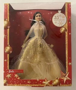 2023 Holiday Barbie Signature Asian Doll ~ Black Hair 35th Anniversary NIB Rare! - Picture 1 of 5
