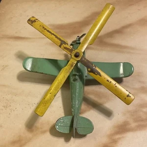 Seltenes 1934-50’s Tootsie Toy Vintage Hubschrauber Flugzeug Spielzeug - Bild 1 von 8