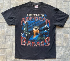 Vintage Y2K 2000 Alstyle T Shirt Mens Medium WWF Undertaker The Last Ride VTG - Picture 1 of 17