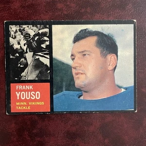 Juego Topps 1962 Frank Youso raro SP #96 Minnesota Vikings - como nuevo *alta calidad* - Imagen 1 de 2