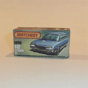 Matchbox Lesney Superfast 12 g Citroen CX Wagon K Style Repro Box - Picture 1 of 4
