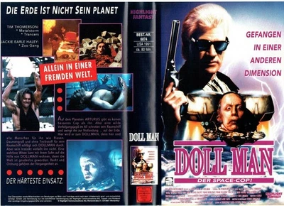 (FSK 18) VHS Videokassette - Doll Man - Der Space-Cop! - Tim Thomerson - Bild 1 von 3
