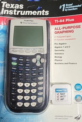 Texas Instruments TI-84 Plus Graphing Calculator, Unopened, Sealed-S4 - Image 1 of 3