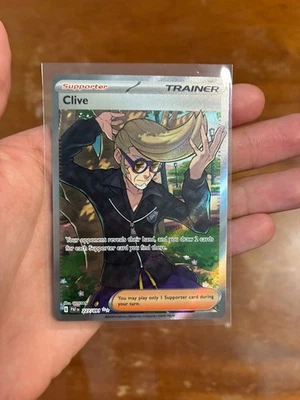 Clive Full Art 227/091 Paldean Fates, Scarlet & Violet (NM) Pokemon Card - Image 1 of 4