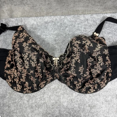 Sujetador Elomi para mujer 36HH negro bordado copa completa con aros talla grande EL4100BL Foto 1 de 4