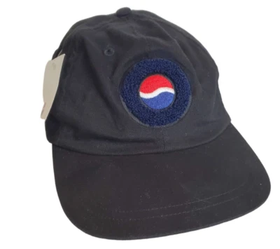 Gorra Pepsi Nothing Else Is A Pepsi Gorra Snapback Negra Ajustable 100% Algodón Nueva Foto 1 de 4