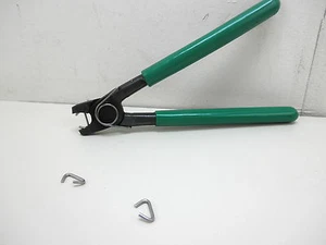 C S OSBORNE 1441-AC CAGE/FENCING C-RING PLIERS (HOG RING PLIERS) + 50 Rings - Picture 1 of 4