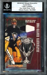 2003-04 BAP ULTIMATE MEMORABILIA MARC-ANDRE FLEURY ROOKIE GAME-USED JERSEY # /50 - Picture 1 of 1