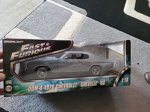 1:18 GREENLIGHT 12946 DOM'S CHEVY CHEVELLE SS 1970 FAST & FURIOUS Modellauto - Picture 1 of 10