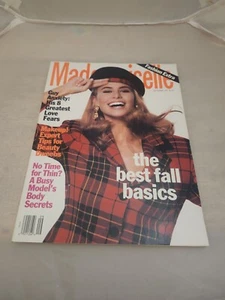 Mademoiselle Magazine Niki Taylor Vintage September 1991 Issue No Label - Picture 1 of 1