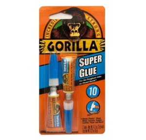 Gorilla 0.8oz Super Glue – Clear, Strong Hold, Sandable, Fast Setting - NEW - Picture 1 of 4