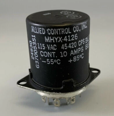 ALLIED CONTROL MHYX-4126 RELAY  NSN: 5945-00-089-2394 G370053S1 - Image 1 of 4