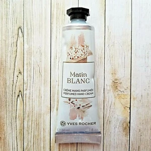 Yves Rocher MATIN BLANC Perfumed Hand Cream TRAVEL SIZE 1 fl oz DISCONTINUED NOS - Picture 1 of 12