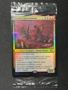 Rankle and Torbran Prerelease Foil Promo MTG Magic 2023 March of Machine NM/M - Picture 1 of 1
