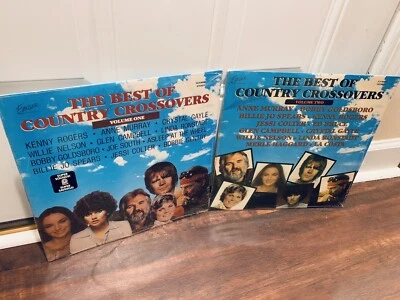 THE BEST OF COUNTRY CROSSOVERS Volumes One & Two (NEW SEALED) Vinyl 2LP Set - Image 1 of 4