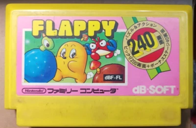 FLAPPY ★ JUEGO NINTENDO ★ NES ★ FAMICOM ★ DB-SOFT  DBF-FL - Imagen 1 de 4
