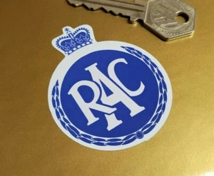 RAC Garland Old Style Classic Car Bike Sticker 3" British Royal Automobile Club - Picture 1 of 1