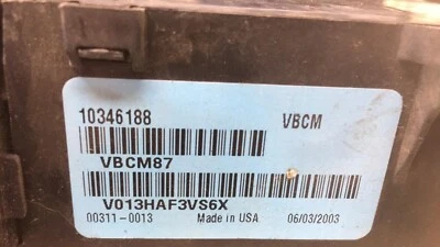 10346188 Pontiac Grand Prix or Buick Lacrosse Body control module 2004-2005 - Image 1 of 4